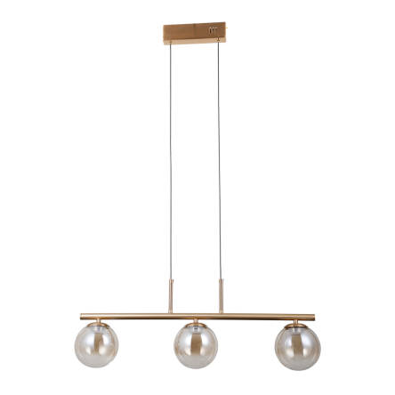 Italux Velada PND-34381-3-HBR lampa wisząca złota LED 3x5W 3000K 71 cm