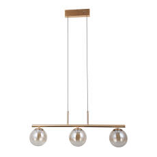 Italux Velada PND-34381-3-HBR lampa wisząca złota LED 3x5W 3000K 71 cm