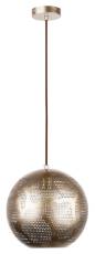 Candellux SFINKS 31-43276 lampa wisząca kula klosz metalowy ażurowy 1X60W E27 jasno brązowy 25cm