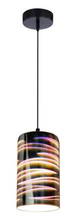 Candellux GALACTIC 3 31-56115 lampa wisząca klosz powlekany warstwą dekoracyjną 1X60W E27 3D 12 cm