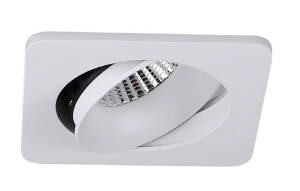 MAXLIGHT H0100 OPRAWA WPUSTOWA MAX ARYA SQUARE WHITE 8W DIM