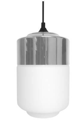 Candellux MASALA 17 31-40541 lampa wisząca klosz szklany z chromowaną metalową nakładką 1X60W E27 17 cm 