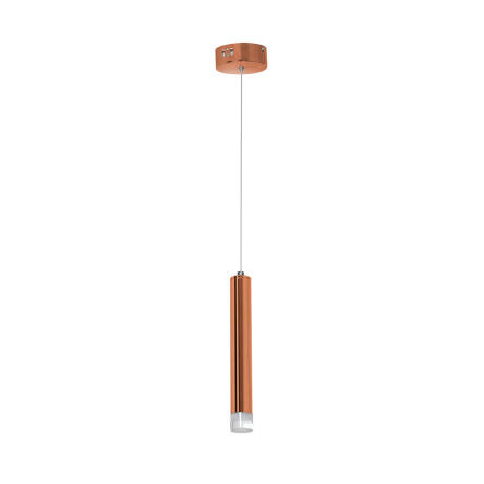 Milagro COPPER ML984 lampa wisząca miedziana podłużna 5W LED 4000K 3,8cm