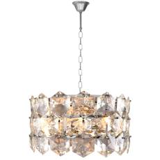 Milagro AUSTIN CHROME ML5989 żyrandol glamour metal kryształ chrom 6xE14 45cm