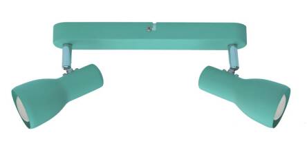 Candellux PICARDO 92-50595 oprawa oświetleniowa miętowy stalowy klosz 2X40W E14 36cm