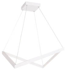 Maxlight Origami P0363 lampa wisząca biała geometryczna metal nowoczesna 1x40W LED 3000K 55x52cm