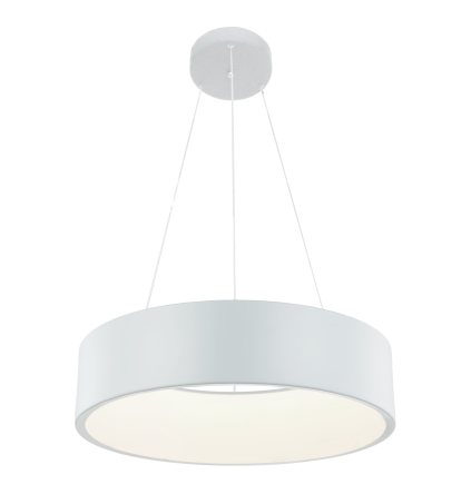 Light Prestige Malaga LP-622/1P WH lampa wisząca nowoczesna biała 1x24W LED 3000K 45cm