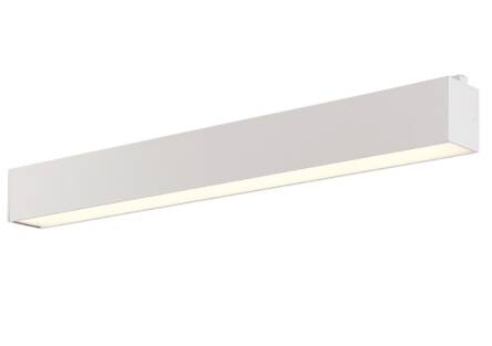 Maxlight LINEAR FORTIS C0124 plafon lampa sufitowa biała oprawa z panelem LED osłonięta mlecznym szkłem akrylowym 1x18W 4000K 57cm