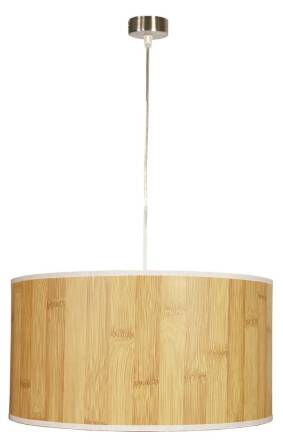 Candellux TIMBER 31-56699 lampa wisząca abażur z tworzywa o fakturze drewna 1X60W E27 SOSNA 40 cm