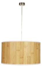 Candellux TIMBER 31-56699 lampa wisząca abażur z tworzywa o fakturze drewna 1X60W E27 SOSNA 40 cm