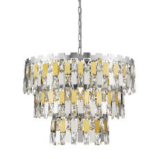 Zuma Line P0480-04A-F4D7 ANZIO lampa wisząca złoty chrom 4xE27 40W 49cm