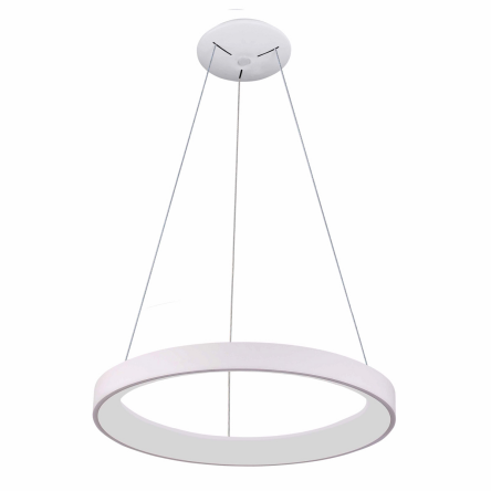 Italux Vico  PND-53675-078RPC-WH-3KS4K-TRDIMM lampa wisząca nowoczesna biała, stop metali 78 cm 3000K + 4000K LED 60W