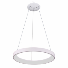 Italux Vico  PND-53675-078RPC-WH-3KS4K-TRDIMM lampa wisząca nowoczesna biała, stop metali 78 cm 3000K + 4000K LED 60W