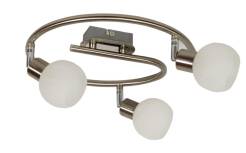 Candellux ALABASTER 98-07032 plafon lampa sufitowa satyna nikiel+chrom 3X40W G9 50cm