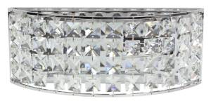 Candellux LORDS 21-37909 kinkiet lampa ścienna chrom kryształki 1X40W E14 30cm