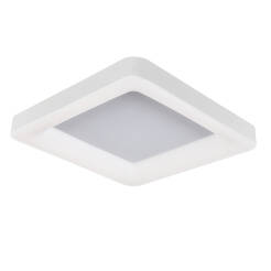 Italux Giacinto 5304-850SQC-WH-3 plafon lampa sufitowa nowoczesny aluminium biały klosz akrylowy kwadrat IP20 LED 50W 3000K 60cm