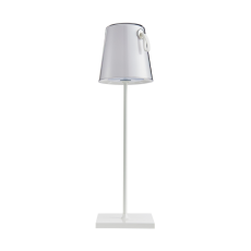 Italux Ostap  TB-2749-WH lampa stołowa nowoczesna kolor biały LED 5W 3000K IP54 39 cm