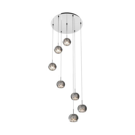 Zuma Line P0076-07M-B5FZ CRYSTAL lampa wisząca chrom 7xG9 42W 13cm 