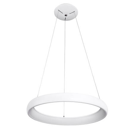 Italux Alessia 5280-850RP-WH-4 lampa wisząca biała ring LED 50W 4000K 61cm