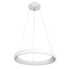 Italux Alessia 5280-850RP-WH-4 lampa wisząca biała ring LED 50W 4000K 61cm