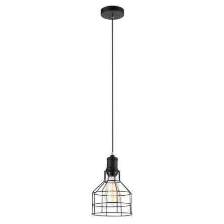 Italux lampa wiszaca Synthia MDM2266-1 czarna druciana 16cm