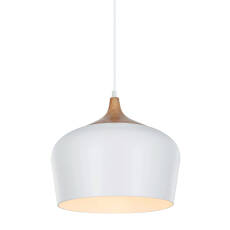 Italux lampa wisząca Britta MDM-2681/1M W biała 30cm