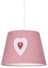 Candellux SWEET 31-07179 lampa wisząca abażur z decorem różowy 1X60W E27 35 cm