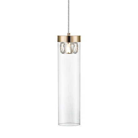 Zuma Line P0389-01D-F7AC GEM lampa wisząca złoty 1xG9 28W 11cm