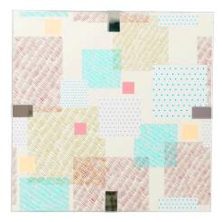 Candellux AMBIENTE 10-45331 plafon lampa sufitowa multi kolor hartowany szkło 16W LED 6500K 40cm