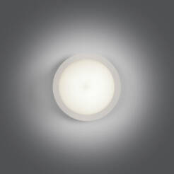 Emibig MINERVA K1 WHITE 613/K1 kinkiet lampa ścienna metal biały klosz szkło kula 1x40W E14 15cm