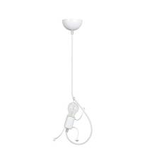 Emibig BOBI 1 WHITE 538/1 lampa wisząca dziecięca oryginalna zwis biały metal 1x60W E27 14cm