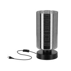 Candellux COX 41-53893 lampa stołowa szklany klosz 1X60W E27 chrom 12cm