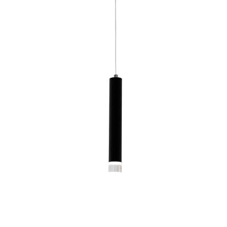 Milagro CARBON ML182 lampa wisząca nowoczesna minimalistyczna metal akryl podłużna czarna 1X5W LED 4000K 3,8cm