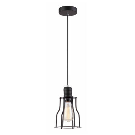 Italux lampa wisząca Moshi MDM-2274/1 czarna druciana