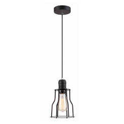 Italux lampa wisząca Moshi MDM-2274/1 czarna druciana