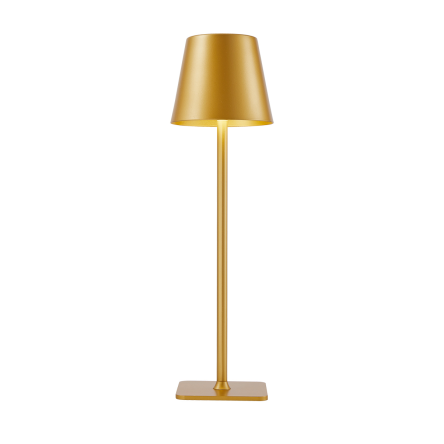 Italux Atlis  TB-2821-GD  lampa stołowa nowoczesna złota, metal , tworzywo sztuczne LED 5W 3000K + 6500K  IP20  38 cm, 