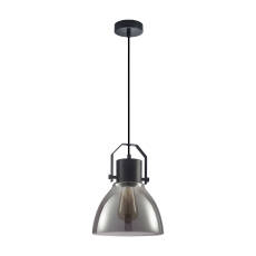 Italux Darlena PND-22371-1-BK+SG lampa wisząca industrialna klosz grafitowy E27 1x40W 22 cm