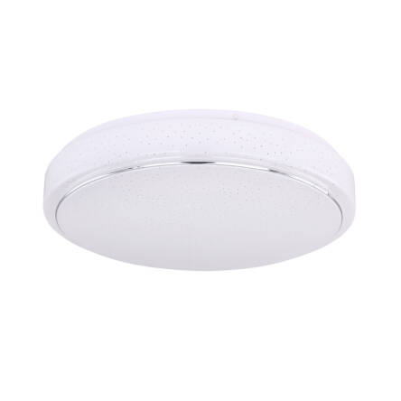 Globo KALLE 48408-24 plafon lampa sufitowa biała chrom LED 24W 3000-6000K 37,5cm