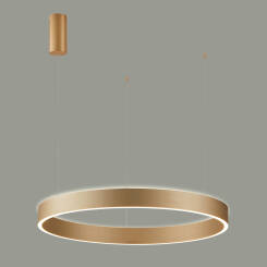 Italux Brasco Up Down PND-56215D-100RPP-GD-3KS4K-TRDIMM lampa wisząca złota LED 100W 3000K + 4000K 98cm