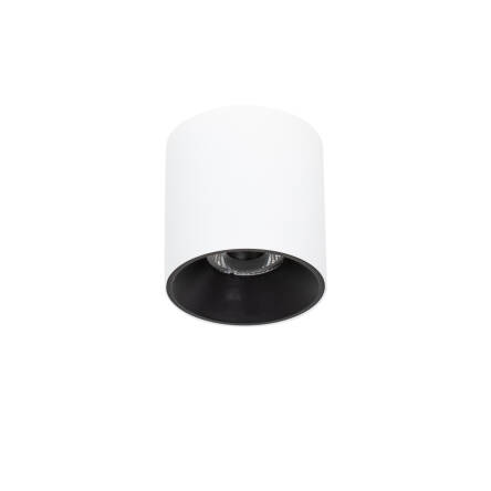 Italux  Altisma CLN-6677-95-WH-BL-3K oprawa natynkowa biały mat, czarny wewnątrz tuba 9,5 cm, LED 15 W, 3000K