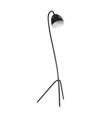 Emibig HARIS BLACK / WHITE 864/2 lampa podłogowa czarna metalowa nowoczesna 1x60W E27 160cm