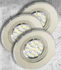 Candellux SS-15 CH/WH 99-48349 zestaw trzech opraw 3X50W GU10 bez żarówki min 6,4cm