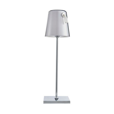 Italux Ostap  TB-2749-CH  lampa stołowa nowoczesna kolor chrom LED 5W 3000K IP54 39 cm