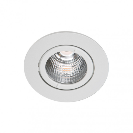 Italux Torres Adjust IP44 DA-401C/WK-WW/50 oprawa do wbudowania biała aluminium okrągła LED 13W 3000K 8,5cm IP44