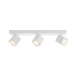 Italux Aveiro SPL-31981-3B-WH listwa oświetleniowa nowoczesna biała metal 3x15W LED 4000K 46 cm