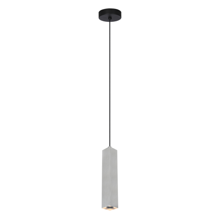 Italux Ander  PND-28394-1-ALU lampa wisząca nowoczesna aluminium , 1x10W IP20