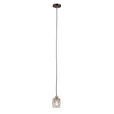 Italux Torno PND-40813-1-BK-HBR lampa wisząca z kryształkami E14 pojedyncza