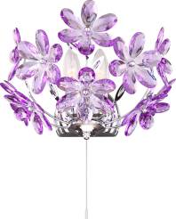 Globo kinkiet Purple kwiaty 5142-2w WM
