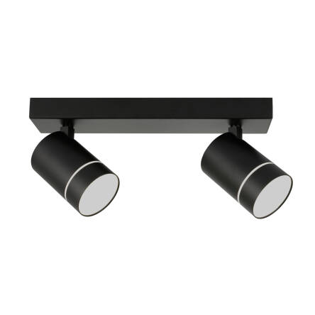 Italux Selma SPL-31983-2B-BK spot oprawa natynkowa nowoczesna czarny metal 2x10W LED 4000K 28 cm