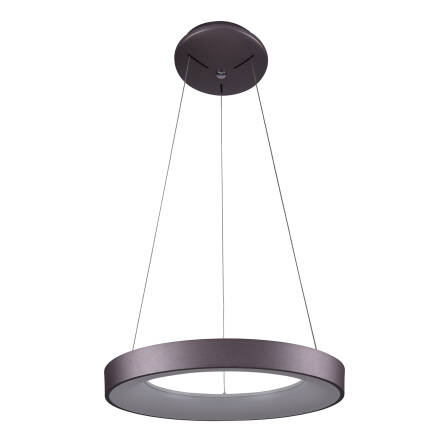 Italux Giulia 5304-840RP-CO-3 lampa wisząca nowoczesna kawowy aluminium klosz akryl 48cm 3000K LED 40W 